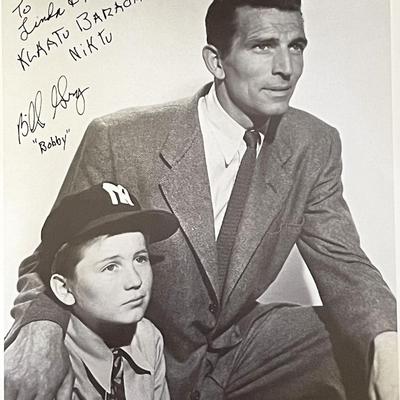 The Day the Earth Stood Still Billy Gray signed photo