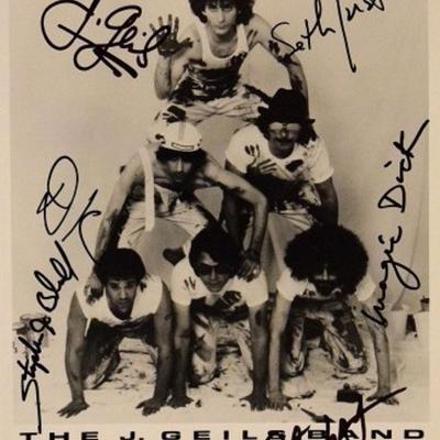 The J. Geils Band signed promo photo 