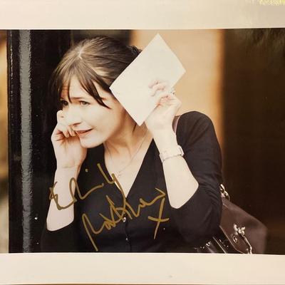 Emily Mortimer signed photo