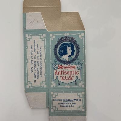 Mirabeau unsigned Antiseptic Toilet Soap Box