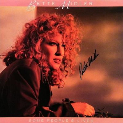 Bette Midler signed Some People's Lives album