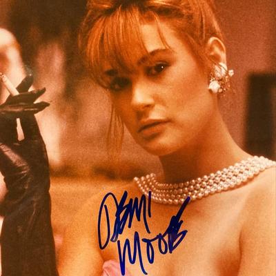 Demi Moore signed photo