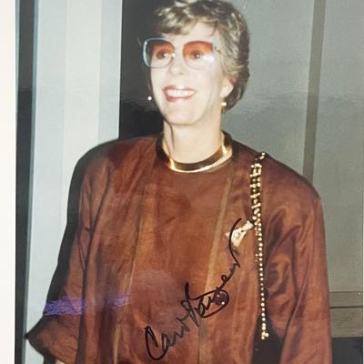Carol Burnett signed photo