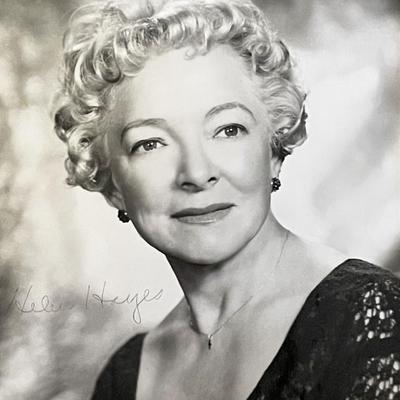 Helen Hayes signed photo