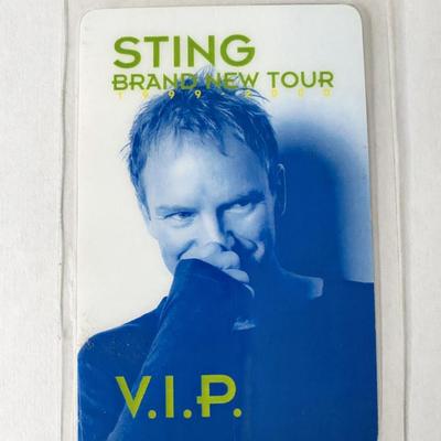 Sting Brand New Tour VIP Backstage Pass