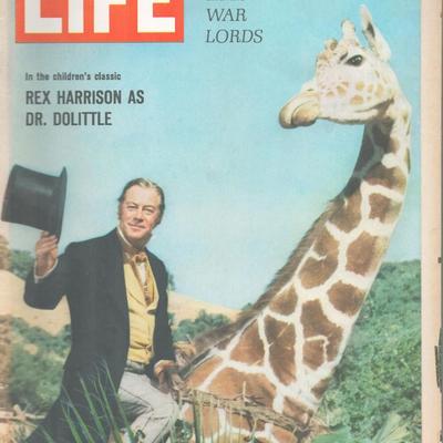 Rex Harrison Dr. Doolittle Life Magazine. September 30, 1966