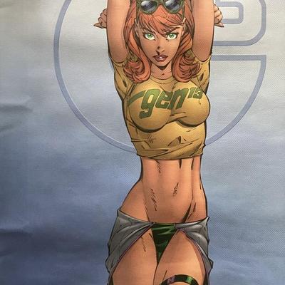 1996 Gen 13 Caitlin Fairchild poster  