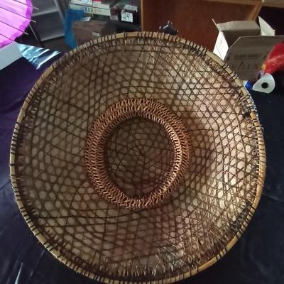 BEAUTIFUL PARASOLE AND CONICAL HAT