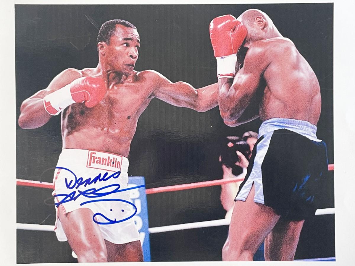 Sugar Ray Leonard signed photo
