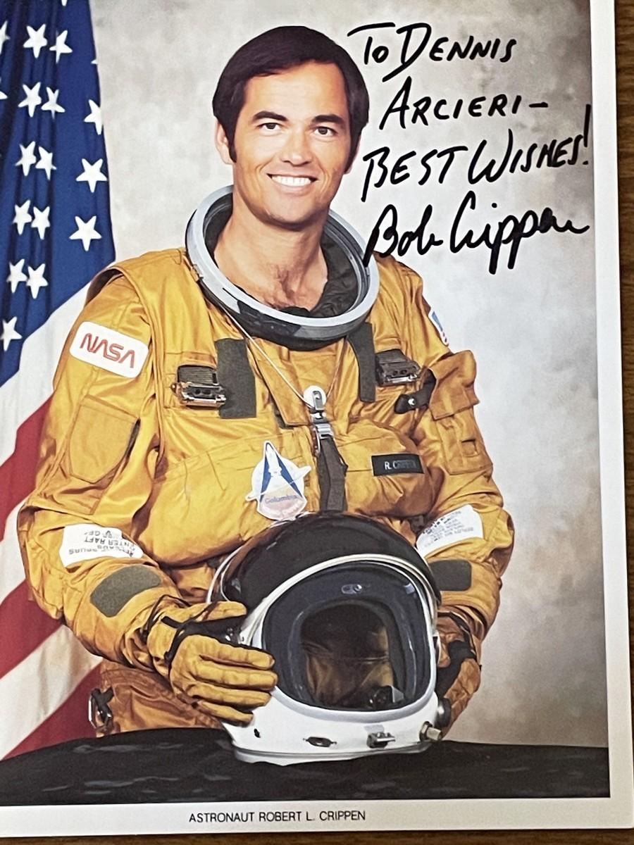 Astronaut Robert Crippen signed photo