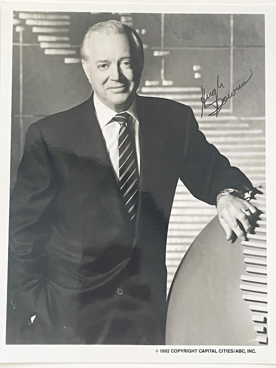 TV host Hugh Downs signed photo | EstateSales.org