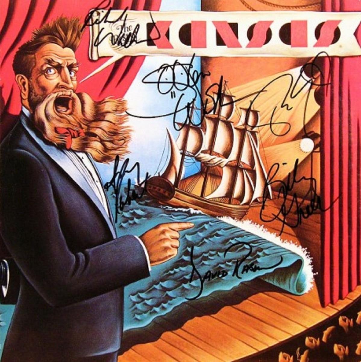 Kansas signed The Best of Kansas album