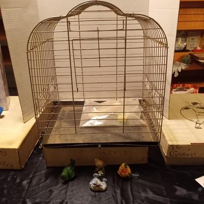 LARGE WIRE BIRD CAGE