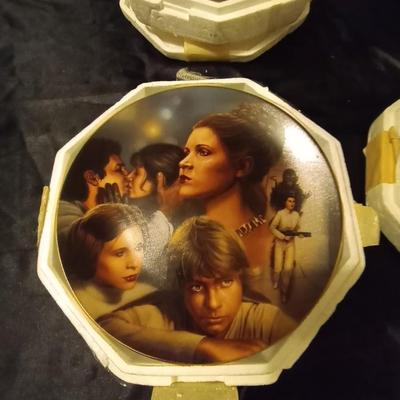 THREE STAR WARS COLLECTOR PLATES