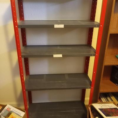 FOUR TEIR METAL SHELVING