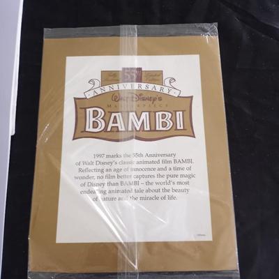 TWO LITHOGRAPHS ALADDIN AND BAMBI