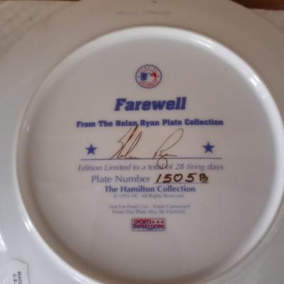 SPORTS COLLECTOR PLATES HANK AARON-THE RYAN STORY-FAREWELL