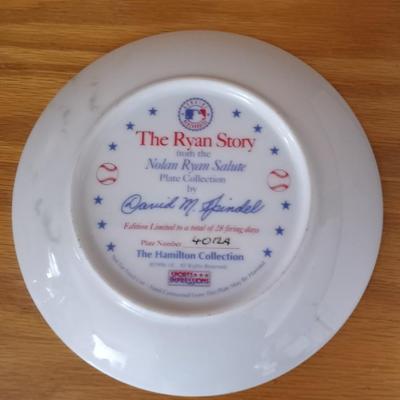 SPORTS COLLECTOR PLATES HANK AARON-THE RYAN STORY-FAREWELL