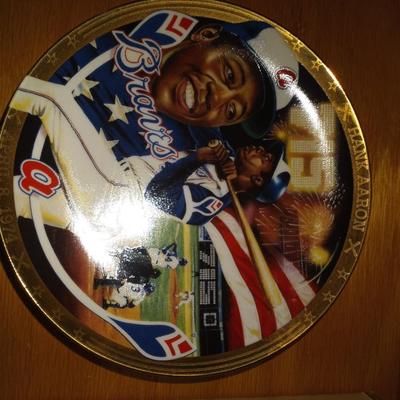 SPORTS COLLECTOR PLATES HANK AARON-THE RYAN STORY-FAREWELL