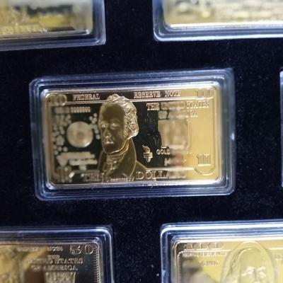 24K GOLD PLATED BARS