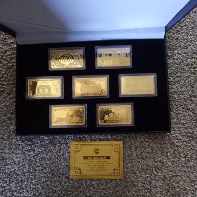 24K GOLD PLATED BARS