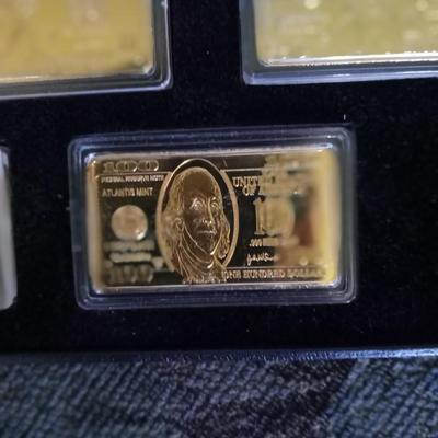 24K GOLD PLATED BARS