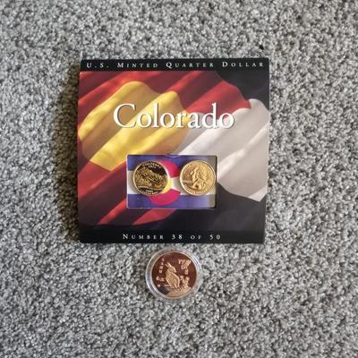 US MINTED QUARTER DOLLAR AND RABBIT COIN