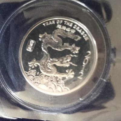 TWO ,999 FINE SILVER 1/2 TROY OUNCE EACH COINS