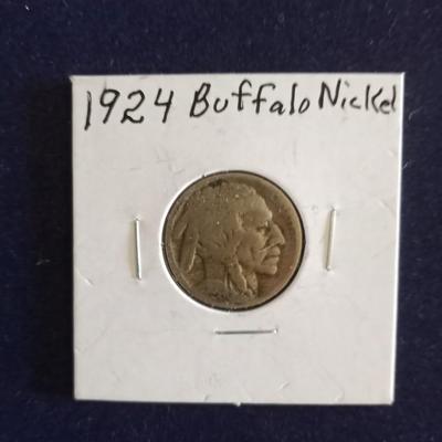 '24 & "35 BUFFALO NICKELS '42 & '37 MERCURY DIMES (SILVER)