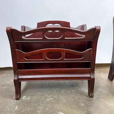 1462 Pair of Vintage Magazine Holders