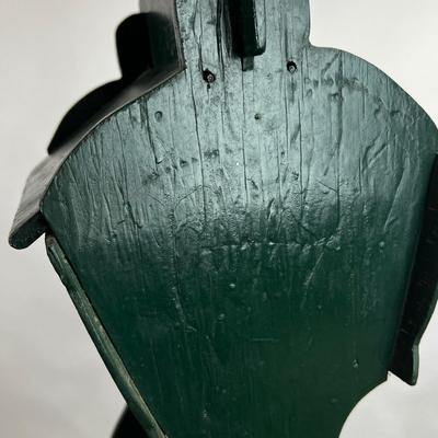 1464 Green Painted Arts & Crafts Sewing Stand
