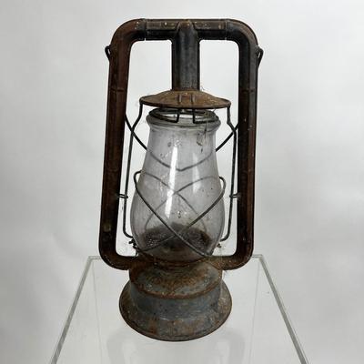 1505 Two Antique Oil Lamps
