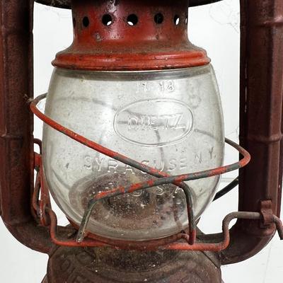 1505 Two Antique Oil Lamps