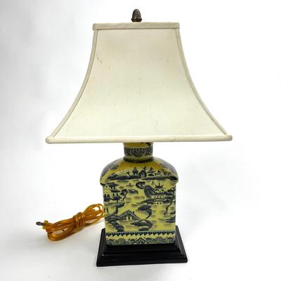 1514 Vintage Oriental Style Tea Jar Lamp