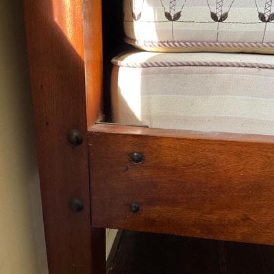 1519 Custom Antique Mahogany Canopy Bed
