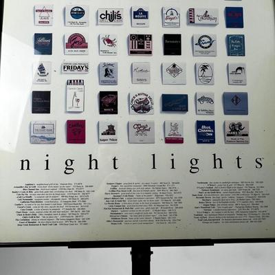 1520 Vintage Annapolis Restaurant Matches Advertising Poster