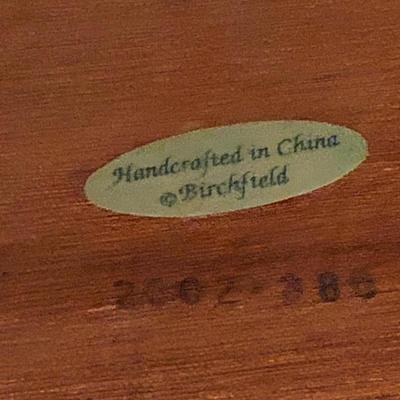 Handcrafted Wooden Clothes Hamper -Lot 256