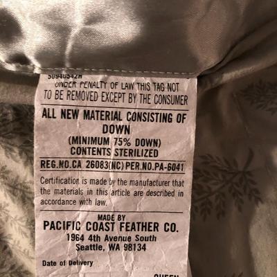 Huge Lot: Queen Bedding/Blankets/Pacific Coast Feather Co. Down Comforter - Lot 257
