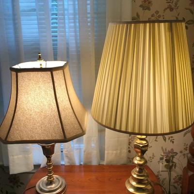 Two Table Lamps -Lot 261