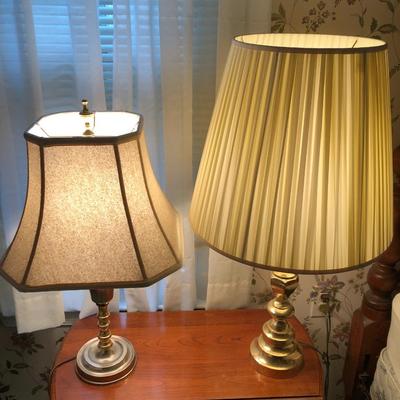 Two Table Lamps -Lot 261