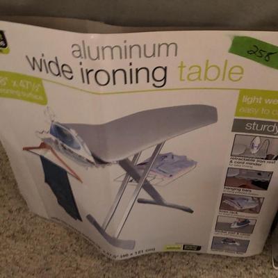 Smart Works Wide Ironing Board, Rowenta Iron & Niagara Starch -Lot 258