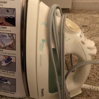 Smart Works Wide Ironing Board, Rowenta Iron & Niagara Starch -Lot 258