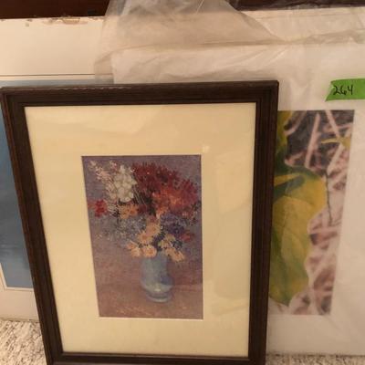 Four Pictures/Print Vincent Van Gogh -Lot 264