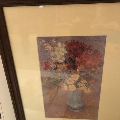 Four Pictures/Print Vincent Van Gogh -Lot 264