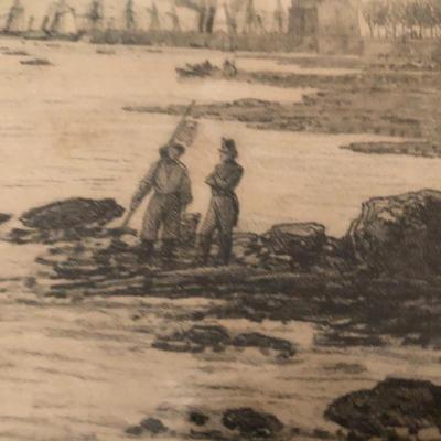 Vintage French Picture â€˜View From The End Of The Promenadeâ€™ -Lot 267