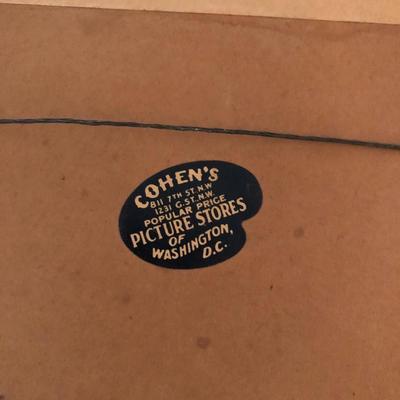 Vintage French Picture â€˜View From The End Of The Promenadeâ€™ -Lot 267