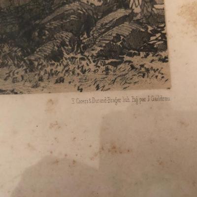 Vintage French Picture â€˜View From The End Of The Promenadeâ€™ -Lot 267