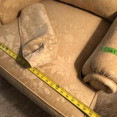 Ethan Allen Upholstered Chair 35Lx37Wx37H -Lot 268