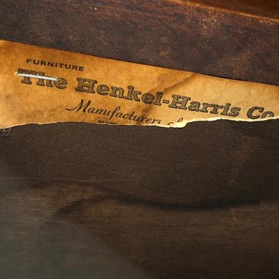 Virginia Galleries Henkel-Harris 65â€™ SOLID Wild Black Cherry 5 Drawer Dresser -Lot 269