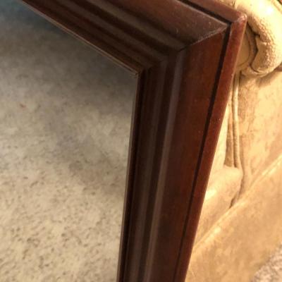 Heavy Solid Wood Mirror -Lot 270